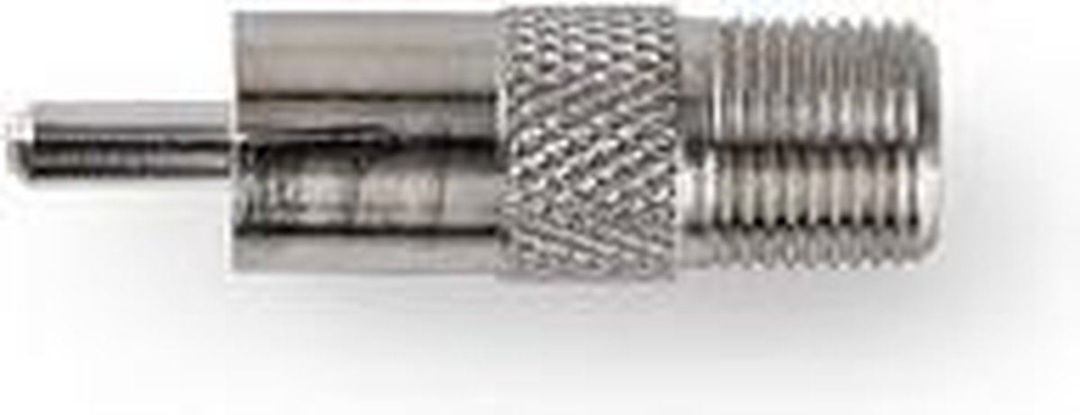 Nedis Satelliet- en antenne-adapter | F male - F female | 10 stuks | Metaal [CSGP41970ME]