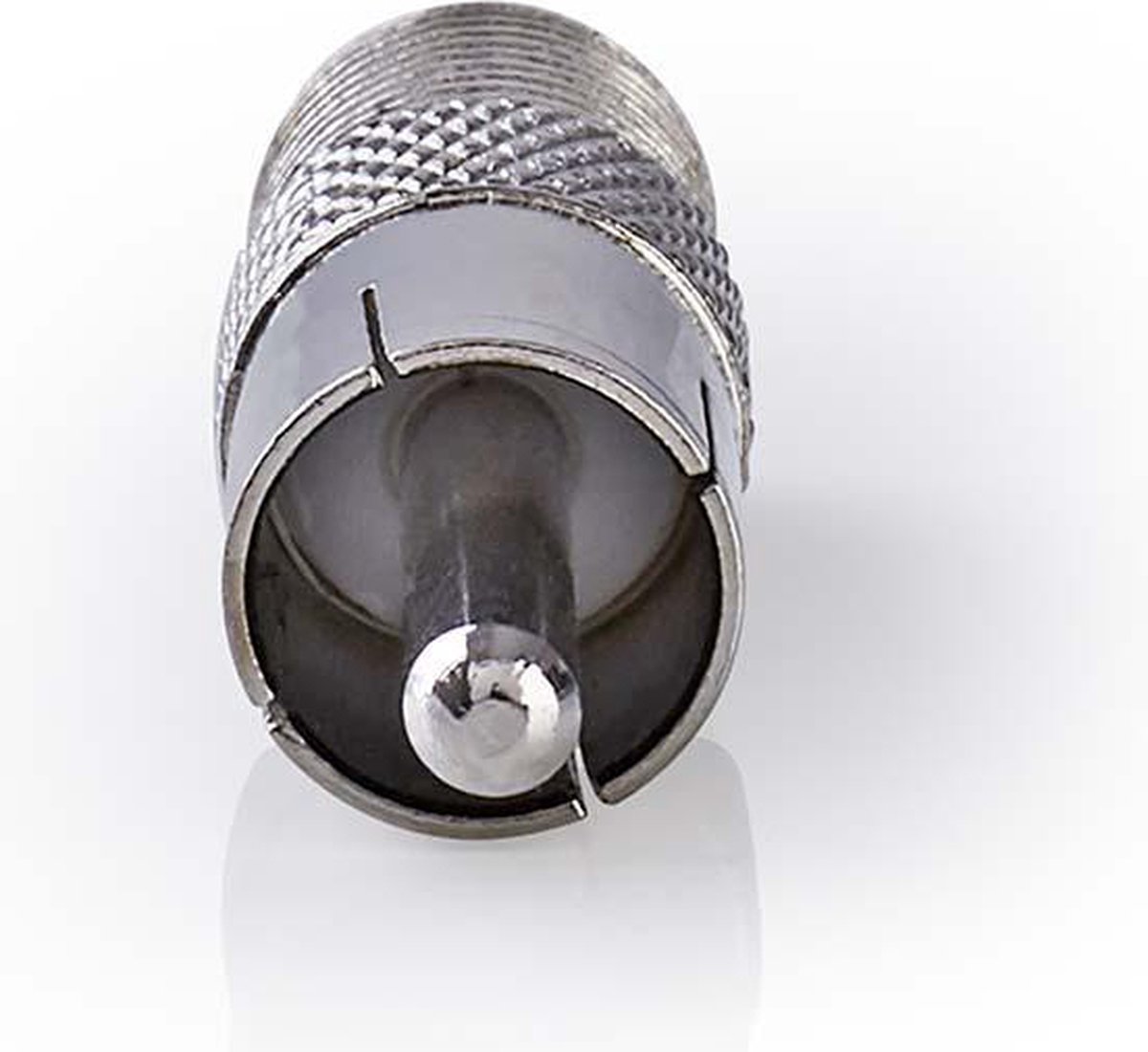 Nedis Satelliet- en antenne-adapter | F male - F female | 10 stuks | Metaal [CSGP41970ME]