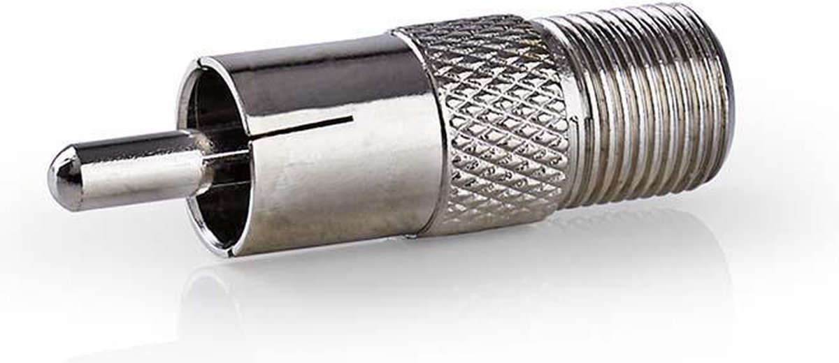 Nedis Satelliet- en antenne-adapter | F male - F female | 10 stuks | Metaal [CSGP41970ME]