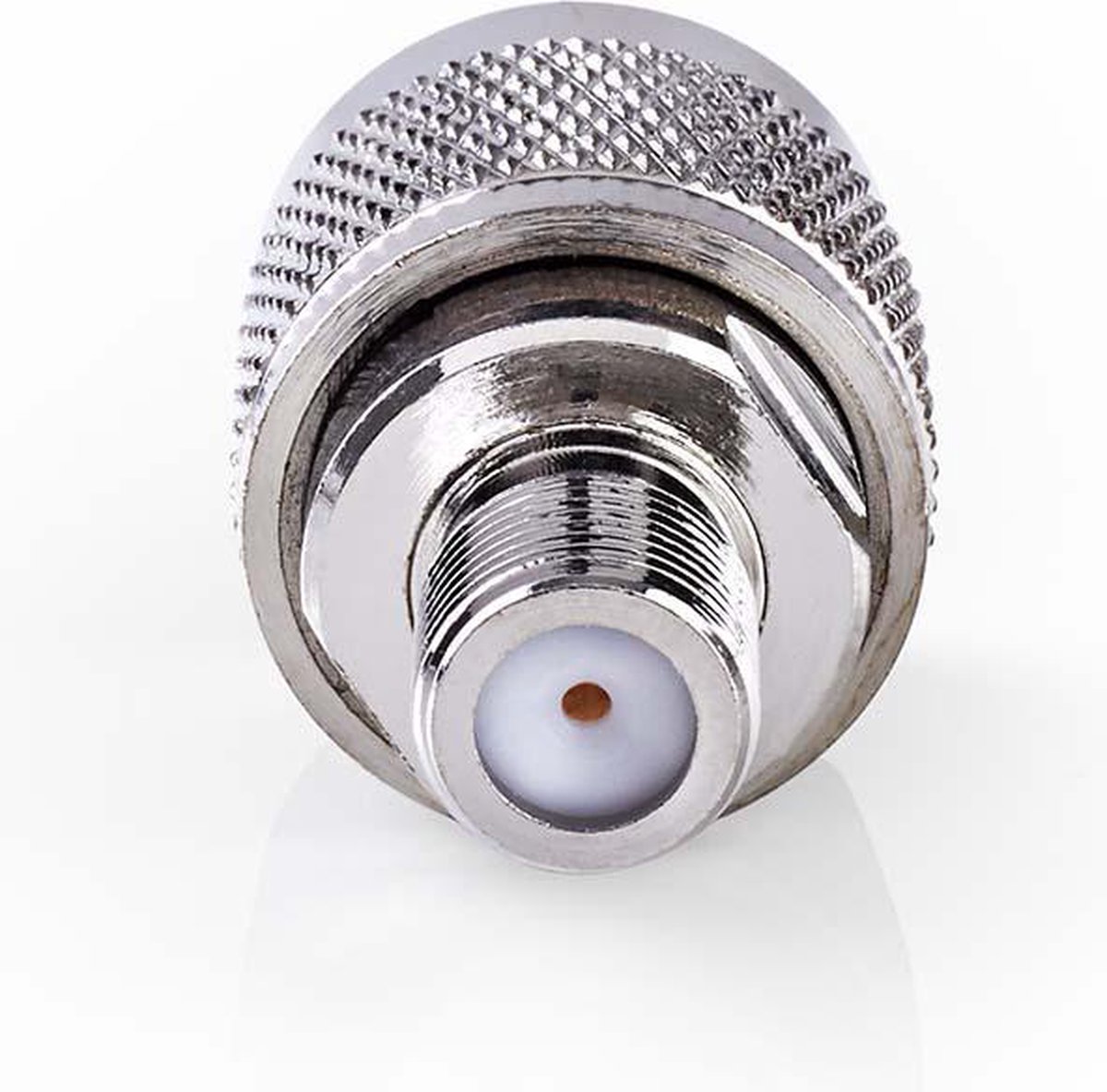 Nedis Satelliet- en antenne-adapter | N male - F female | 10 stuks | Metaal
