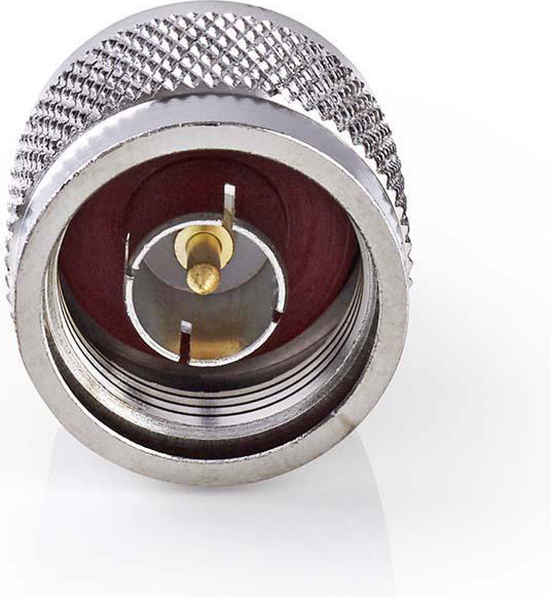 Nedis Satelliet- en antenne-adapter | N male - F female | 10 stuks | Metaal