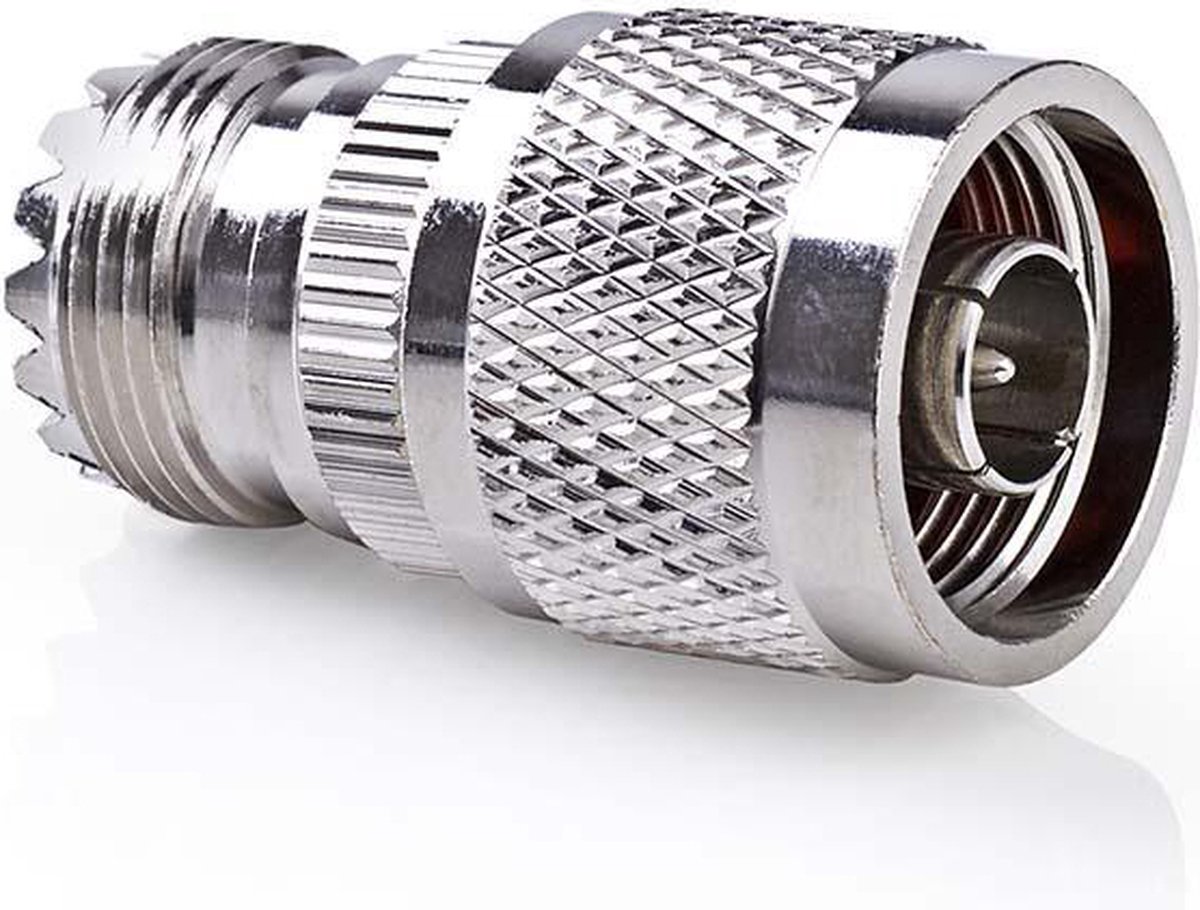 Nedis Satelliet- en antenne-adapter | N male - PL259 female | 10 stuks | Metaal