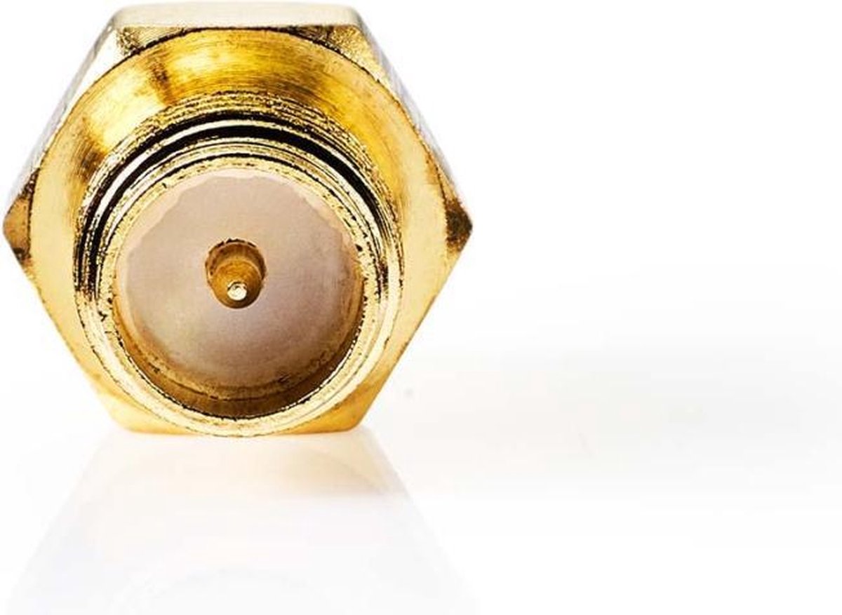 Nedis SMA-Adapter | SMA Female (Omgekeerde Polariteit) - SMA Female | 2 Stuks | - Goud