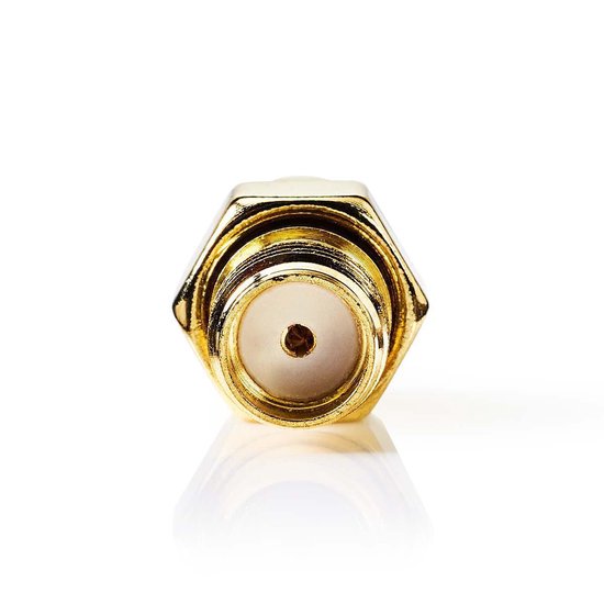 Nedis SMA-Adapter | SMA Male (Omgekeerde Polariteit) - SMA Female | 2 Stuks | - Goud