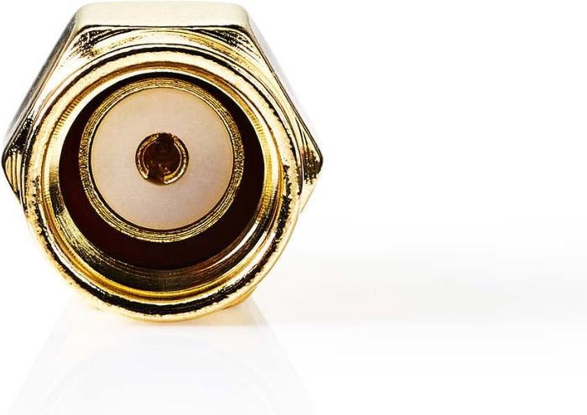 Nedis SMA-Adapter | SMA Male (Omgekeerde Polariteit) - SMA Female | 2 Stuks | - Goud