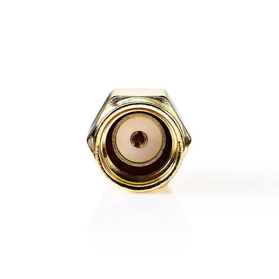 Nedis SMA-Adapter | SMA Male (Omgekeerde Polariteit) - SMA Female | 2 Stuks | - Goud