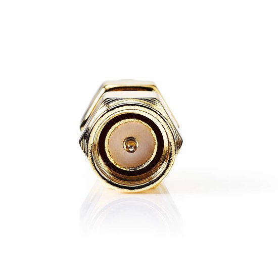 Nedis SMA-Adapter | SMA Male (Omgekeerde Polariteit) - SMA Male | 2 Stuks | - Goud