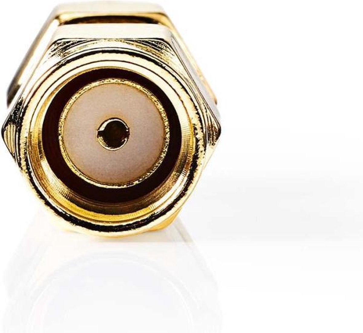 Nedis SMA-Adapter | SMA Male (Omgekeerde Polariteit) - SMA Male | 2 Stuks | - Goud