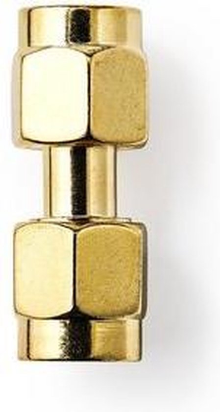 Nedis SMA-Adapter | SMA Male - SMA Male | 2 Stuks | - Goud
