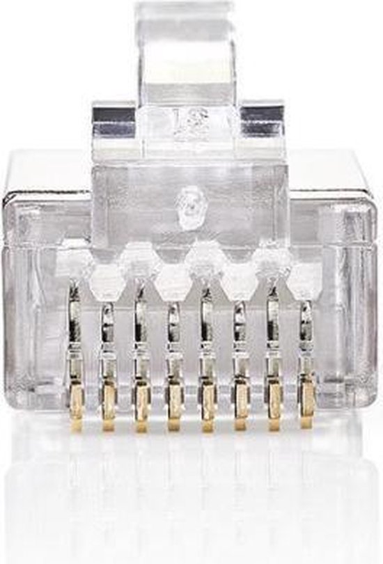 Nedis Netwerkconnector | RJ45 (8P8C) Male - 10 Stuks | Metaal [CCGB89302ME]