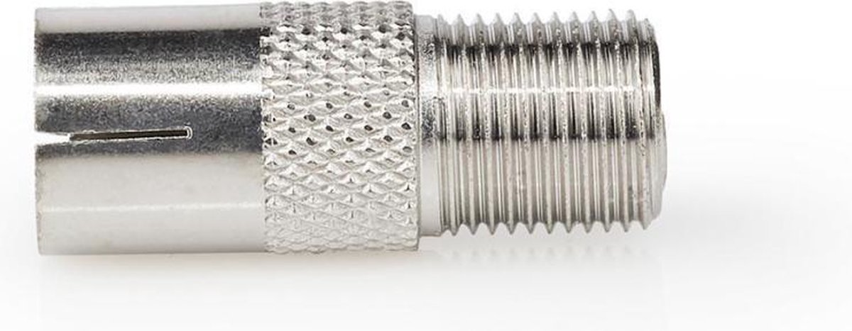 Nedis Satelliet- en Antenne-Adapter | F Female - IEC (Coax) Female | Metaal