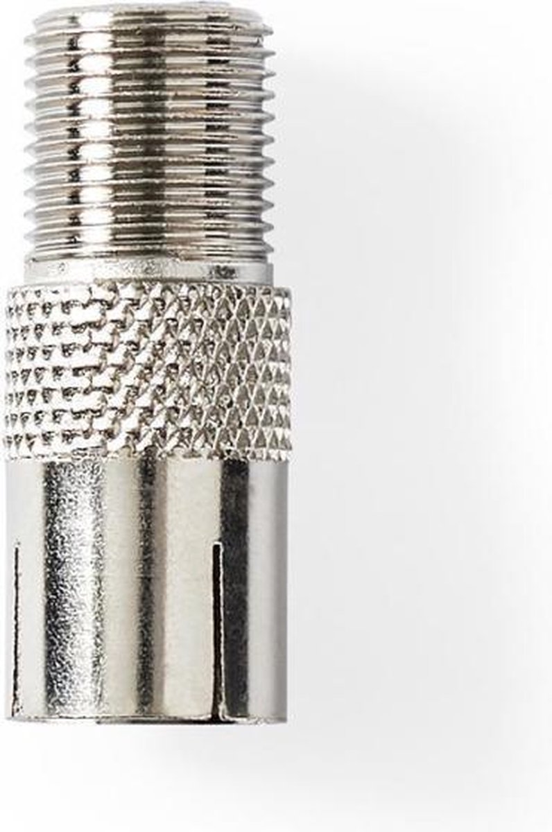 Nedis Satelliet- en Antenne-Adapter | F Female - IEC (Coax) Female | Metaal