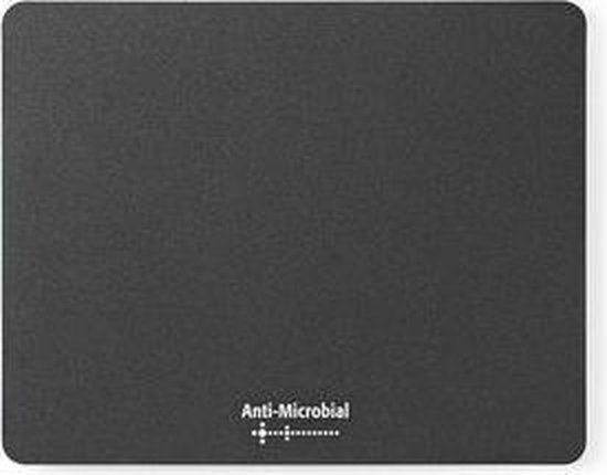 Nedis Ergonomic Anti-Microbial Mouse Pad | Ultra-Thin | 240 x 190 mm | Black - Zwart