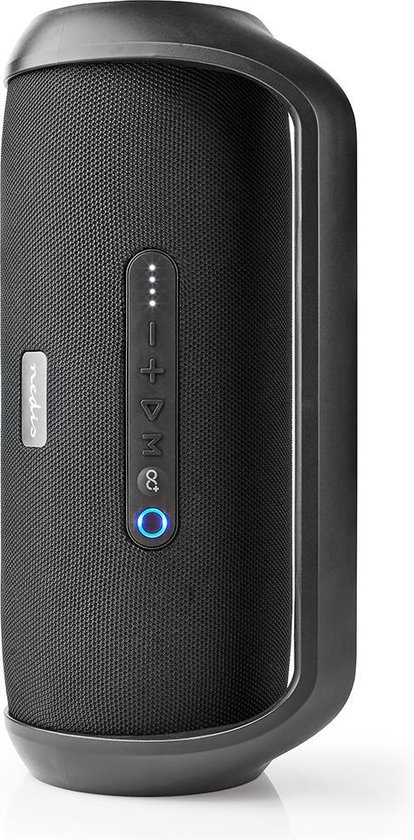 Nedis Party-Boombox | 12 Uur Speeltijd | Bluetooth® | TWS | Handvat | - Zwart