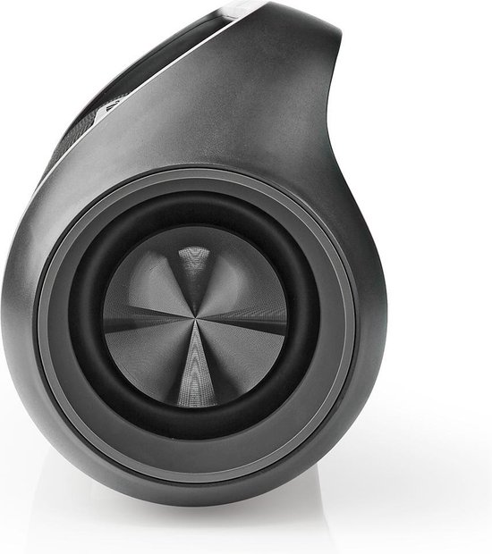 Nedis Party-Boombox | 12 Uur Speeltijd | Bluetooth® | TWS | Handvat | - Zwart