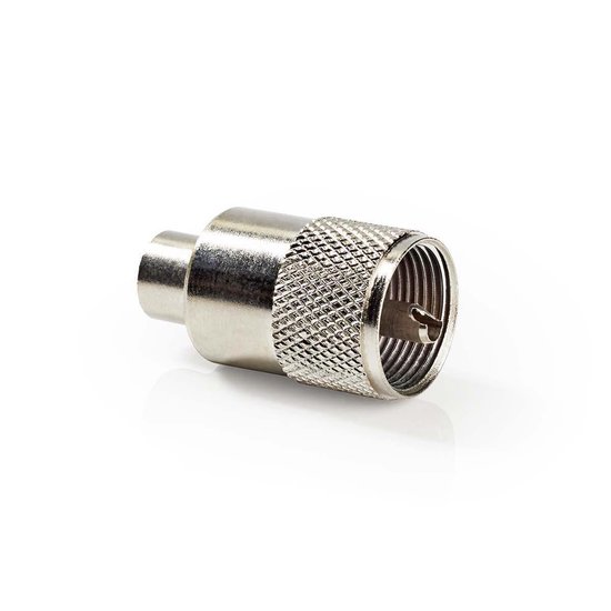 Nedis PL259-Connector | Mannelijk | Voor RG6 coaxkabels | 25 stuks | Metaal