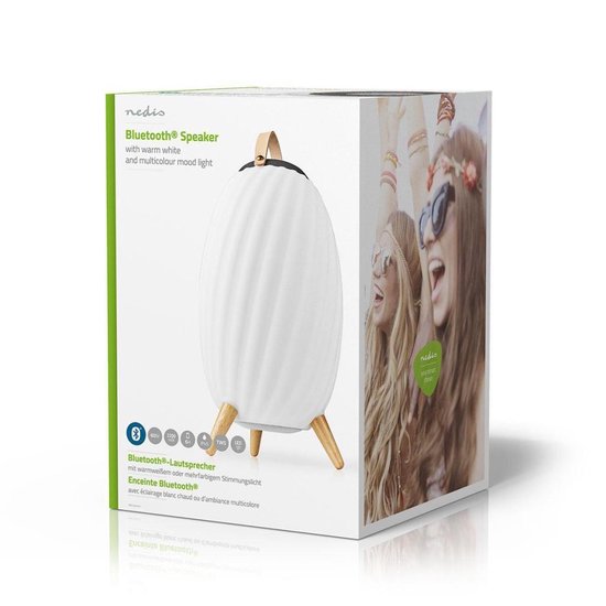 Nedis Bluetooth® Speaker | 60 W | Werkt tot 6 Uur | True Wireless Stereo (TWS) | Waterbestendig
