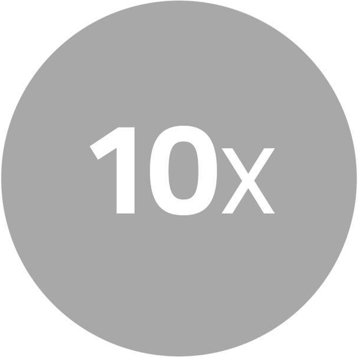 Nedis Satelliet- en antenne-adapter | F male - F female | 10 stuks | Metaal [CSGP41942ME]