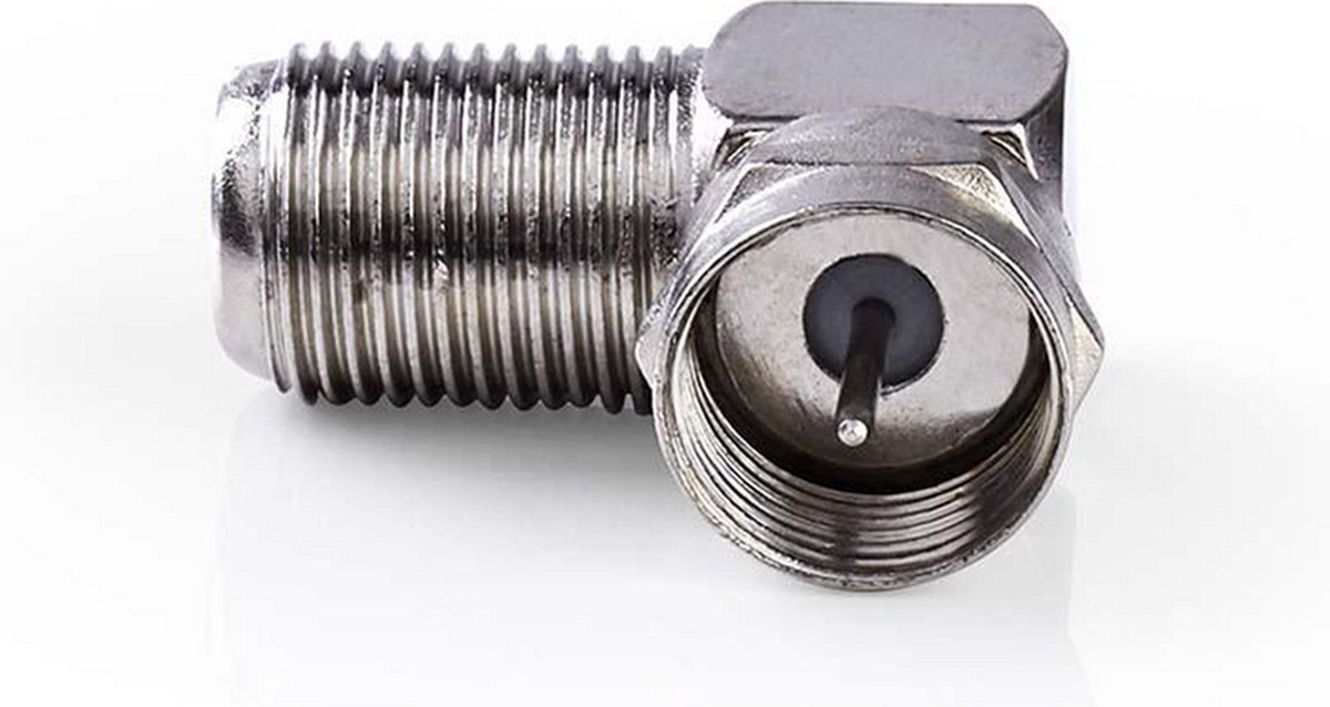 Nedis Satelliet- en antenne-adapter | F male - F female | 10 stuks | Metaal [CSGP41942ME]