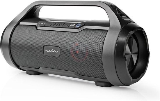 Nedis Party-Boombox | 9 Uur Speeltijd | Bluetooth® | TWS | Party-Lichten | - Zwart