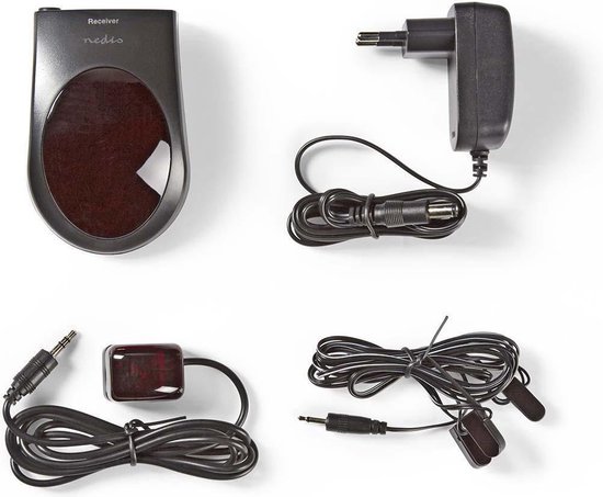 Nedis Infrarood Extender voor Afstandsbediening | 433,92 MHz | Bedien 3 apparaten | Bereik van 6 m | - Zwart