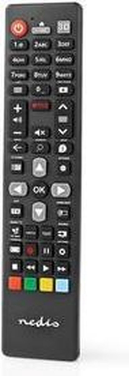 Nedis Vervangende Afstandsbediening | Philips TV | Klaar voor Gebruik - Zwart