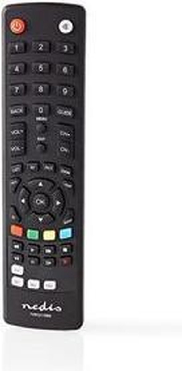Nedis Universele Afstandsbediening | Voorgeprogrammeerd | Bedient 1 Apparaat - Zwart