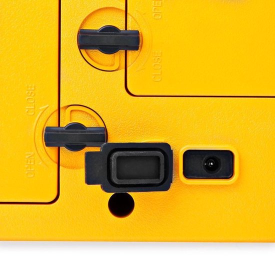 Nedis FM-Bouwradio | 15 W | Bluetooth® | IPX5 | Handvat | Geel / - Zwart