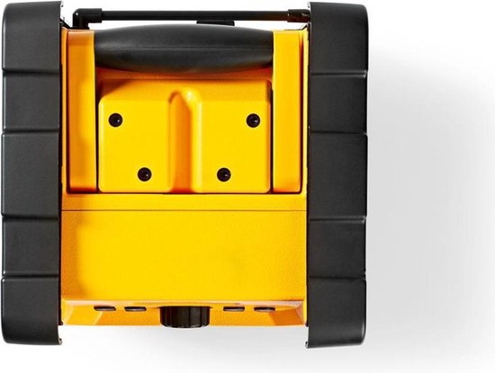 Nedis FM-Bouwradio | 15 W | Bluetooth® | IPX5 | Handvat | Geel / - Zwart