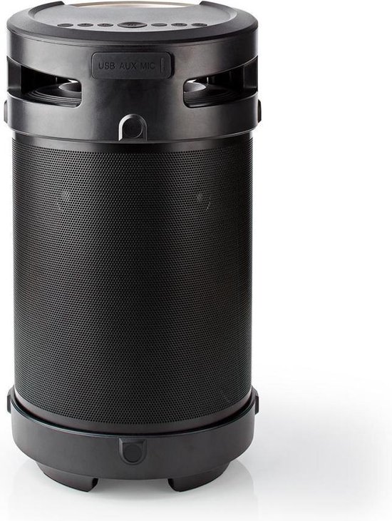 Nedis Bluetooth® feestluidspreker | 3,5 uur gebruiksduur | 150 W | IPX5-waterdicht | TWS | Handgreep | Fe - Zwart