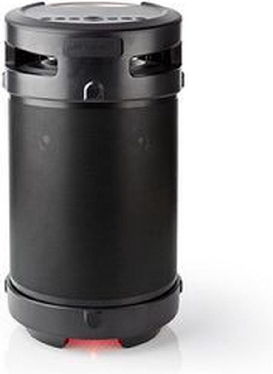 Nedis Bluetooth® feestluidspreker | 3,5 uur gebruiksduur | 150 W | IPX5-waterdicht | TWS | Handgreep | Fe - Zwart