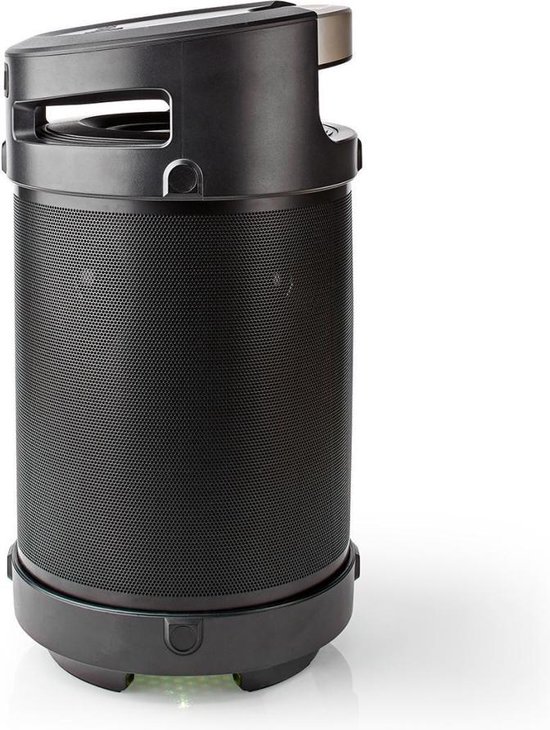 Nedis Bluetooth® feestluidspreker | 3,5 uur gebruiksduur | 150 W | IPX5-waterdicht | TWS | Handgreep | Fe - Zwart