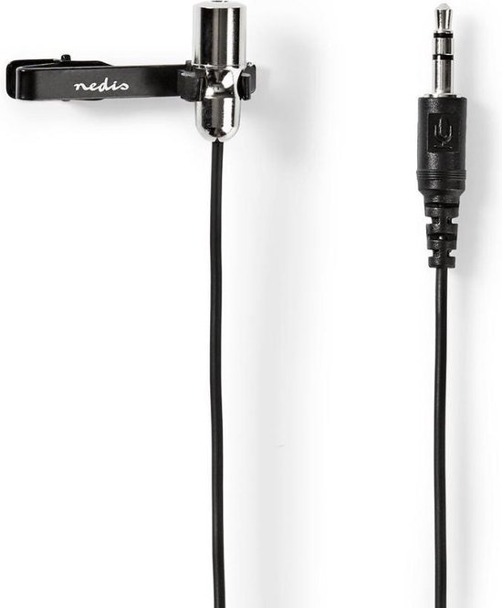 Nedis Bedrade Microfoon | Clip-On | Lavalier | 3,5 mm | Metaal