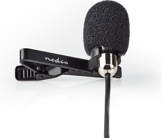 Nedis Bedrade Microfoon | Clip-On | Lavalier | 3,5 mm | Metaal