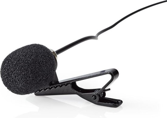 Nedis Bedrade Microfoon | Clip-On | Lavalier | 3,5 mm | Metaal