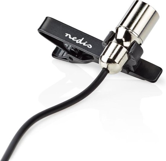 Nedis Bedrade Microfoon | Clip-On | Lavalier | 3,5 mm | Metaal