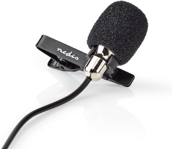 Nedis Bedrade Microfoon | Clip-On | Lavalier | 3,5 mm | Metaal
