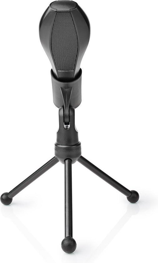 Nedis Bedrade Microfoon | Dubbele Condensator | Met Standaard | USB
