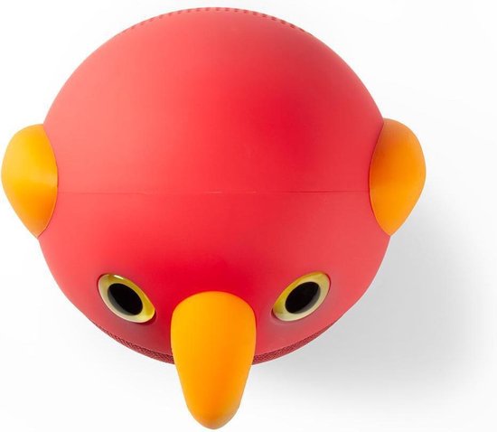 Nedis Animaticks Bluetooth Speaker | 3 Uur Speeltijd | Handsfree bellen | Perry Parrot - Rood