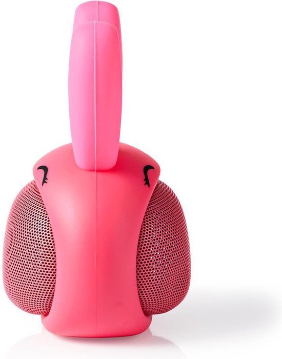 Nedis Animaticks Bluetooth Speaker | 3 uur speeltijd | Handsfree bellen | Robby Rabbit - Roze