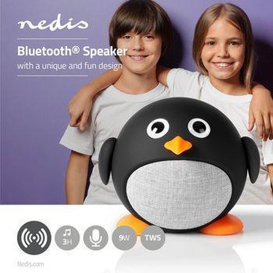 Nedis Animaticks Bluetooth Speaker | 3 Uur Speeltijd | Handsfree Bellen | Rudy Reindeer - Bruin