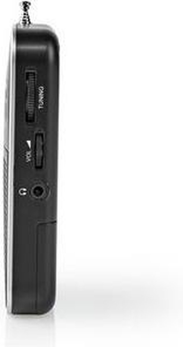 Nedis FM-Radio | 1,5 W | Zakformaat | Zilver/ - Zwart