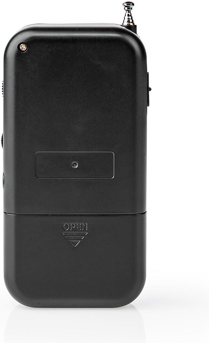 Nedis FM-Radio | 1,5 W | Zakformaat | Zilver/ - Zwart