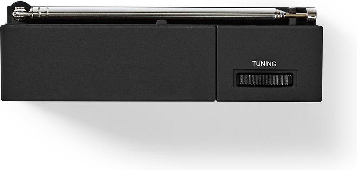 Nedis FM/AM-Radio | 1,5 W | Zakformaat | - Zwart