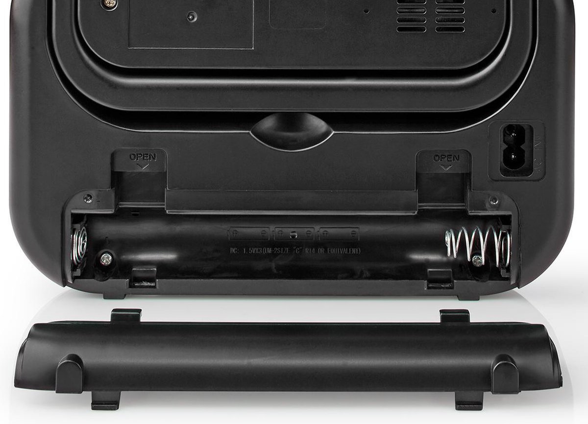 Nedis FM/AM-Radio | 1,8 W | Draaggreep |/ - Grijs