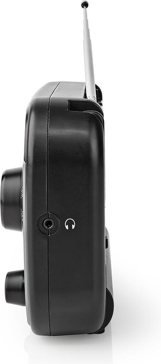 Nedis FM/AM-Radio | 1,8 W | Draaggreep |/ - Grijs