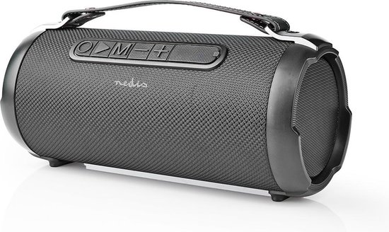 Nedis Party-Boombox | 6 Uur Speeltijd | Bluetooth® | TWS | Draaglus | - Zwart