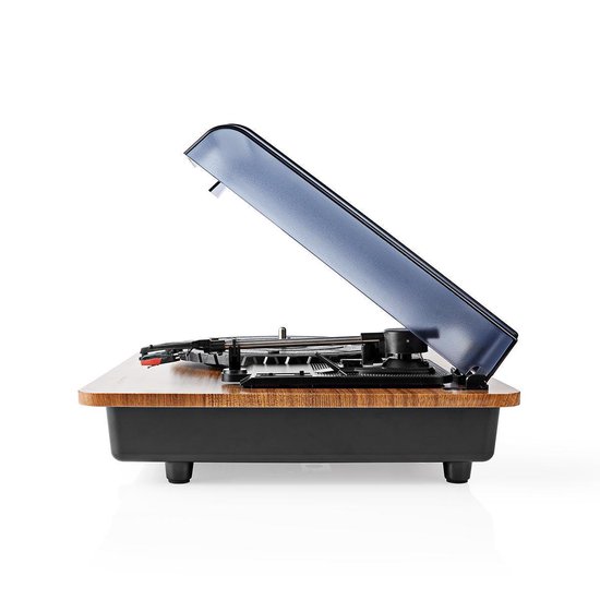 Nedis Draaitafel | 18 W | Bluetooth ® | Automatisch Uitschakelen | Stofhoes | - Bruin