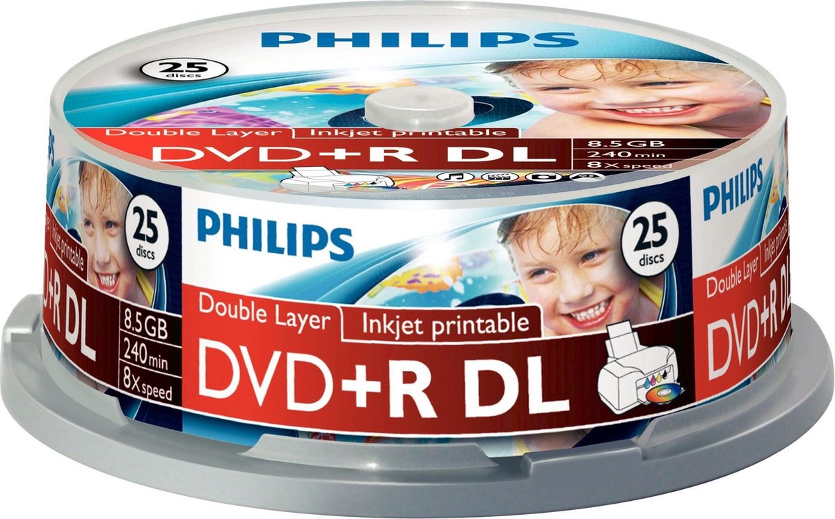 Philips DVD+R DR8I8B25F
