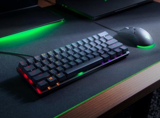 Razer Huntsman Mini Gaming Toetsenbord (Optisch Rood) QWERTY - Zwart